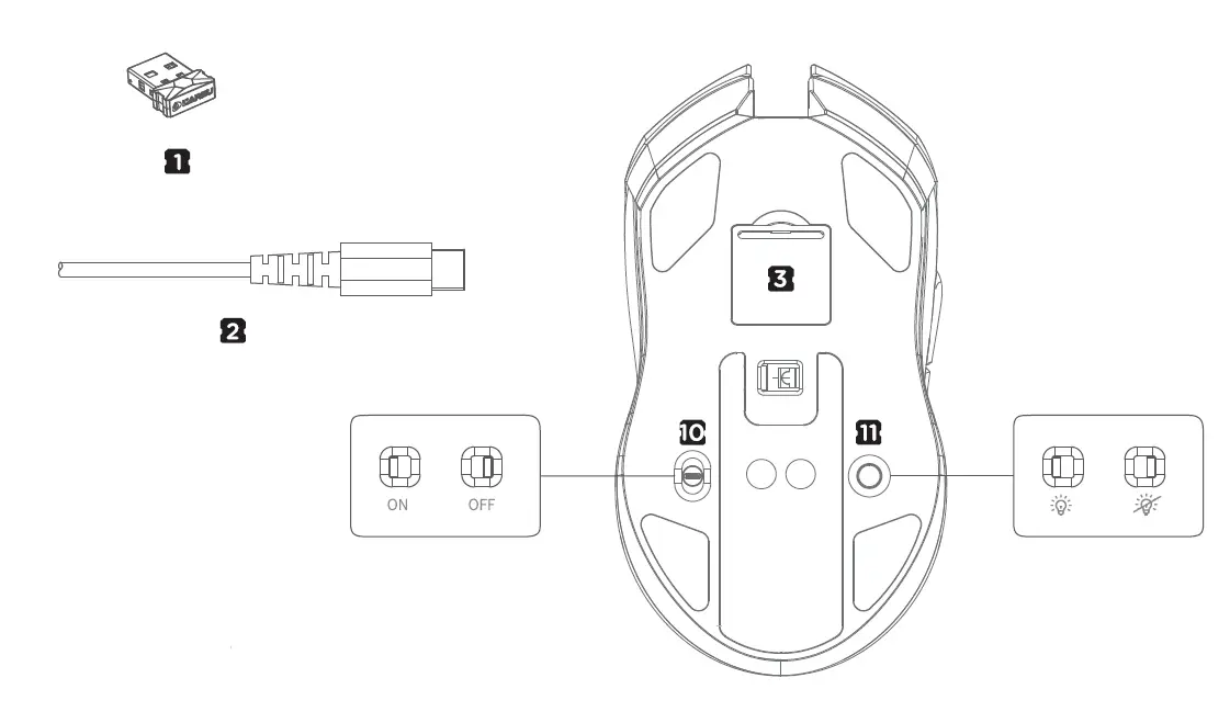 DAREU-EM901X-Wireless-Mouse-fig-6