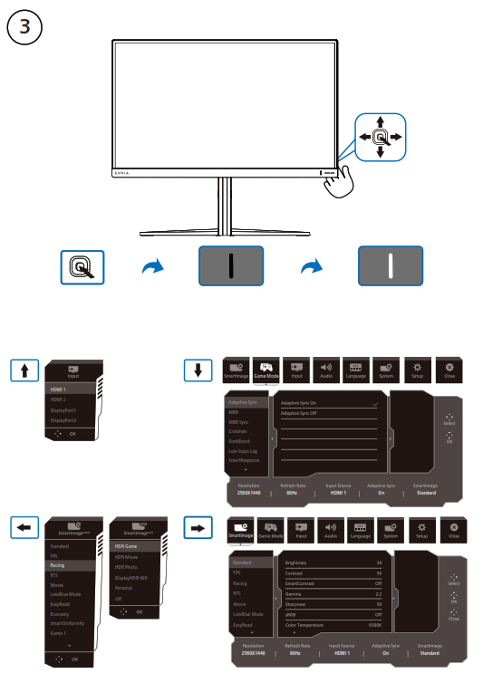 PHILIPS 27M2C5500W EVNIA QHD Curved Monitor - fig2