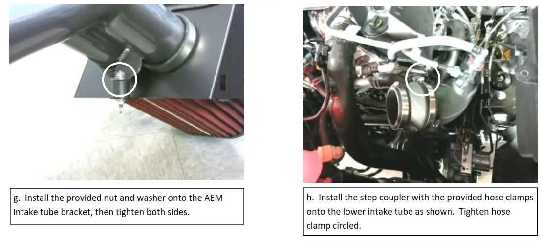 AEM Performance Air Intake Systems - Removal of stock system 8