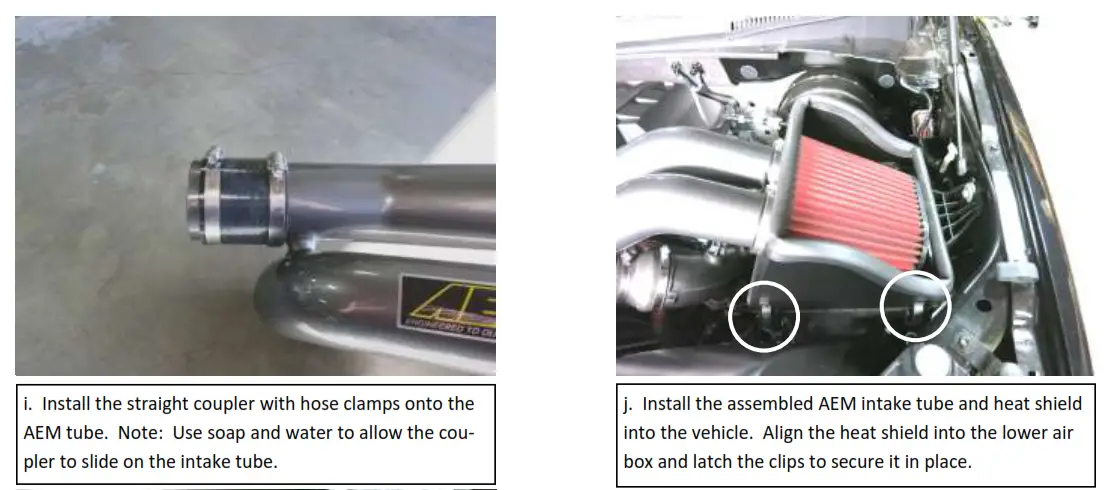 AEM Performance Air Intake Systems - Removal of stock system 9