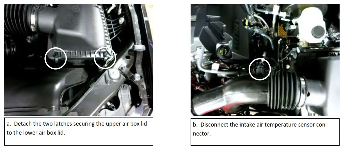 AEM Performance Air Intake Systems - Removal of stock system