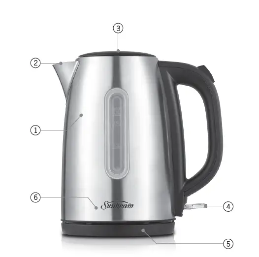 Sunbeam-KE6310-Quantum-Stainless-Kettle-User-Guide-fig-1