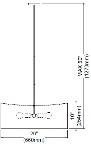 Dainolite-PHL-264P-Philis-4-Light-Beige-Transitional-Drum-Pendant-Light-FIG-7