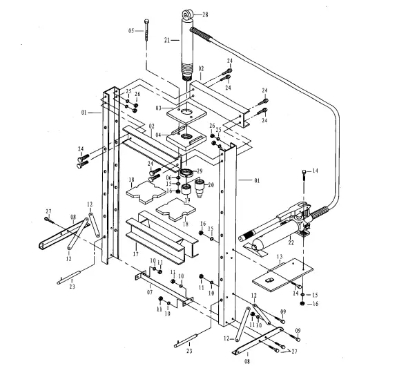 DAKE-10-Utility-Hydraulic-Press-Instruction-fig-11