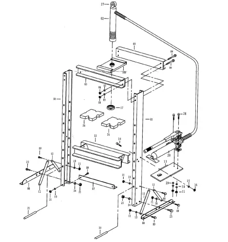 DAKE-10-Utility-Hydraulic-Press-Instruction-fig-12