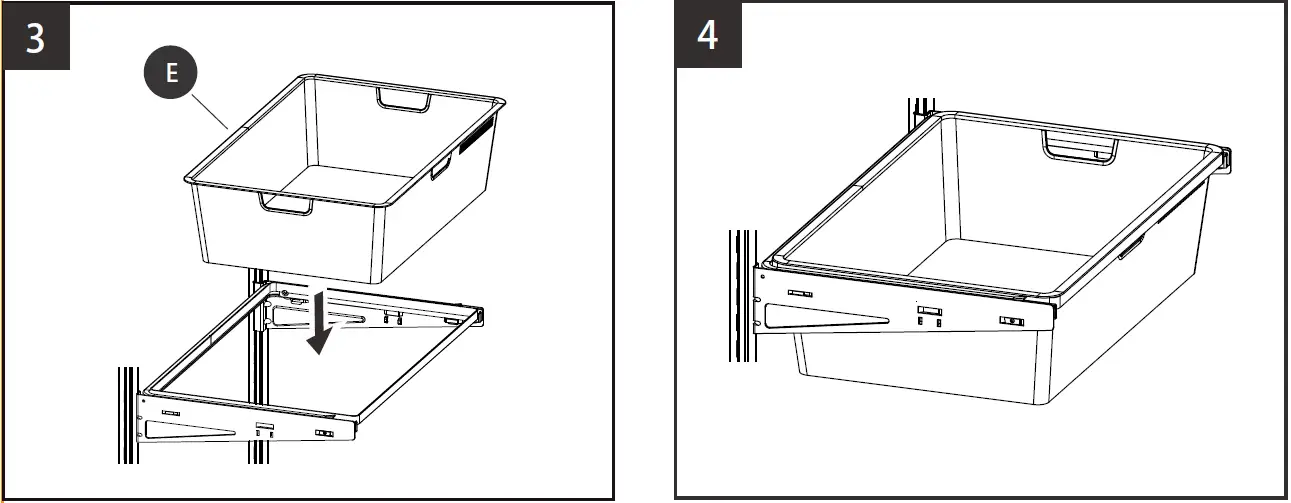Origin 21 WR2LMDK-16-W Large Mesh Drawer Kit 4