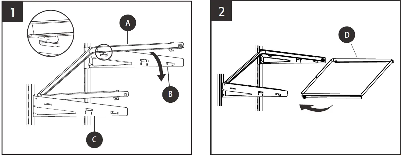 Origin 21 WR2LMDK-16-W Large Mesh Drawer Kit 5