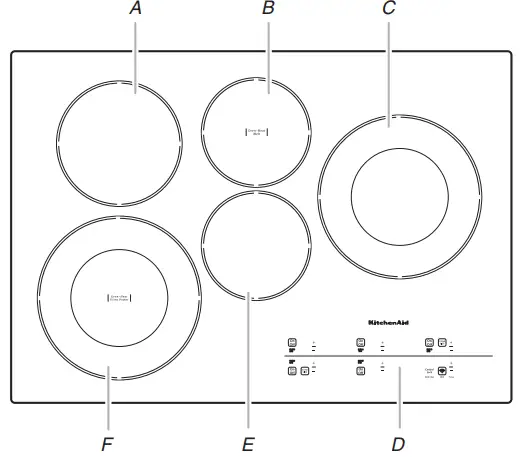 KitchenAid Touch Control and Knob Control Radiant Cooktop-11
