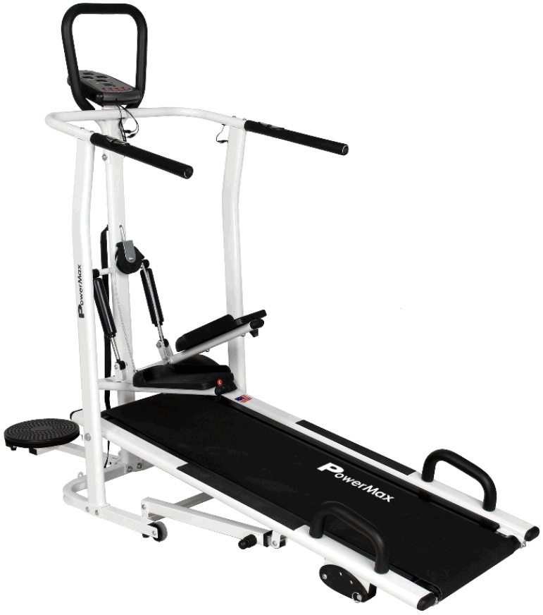Power Max MFT 410 4 in 1 Multi Function Manual Treadmill