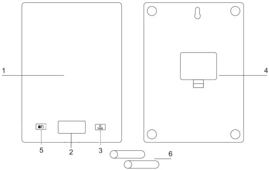 SCARLETT SC KS57P74 Kitchen Scale - Figure 1