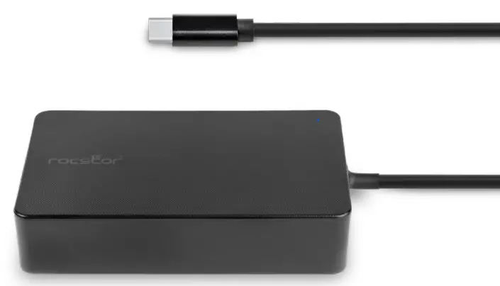 rocstor Y10A272-B1 45W Smart USB-C Slim Power Adapter -