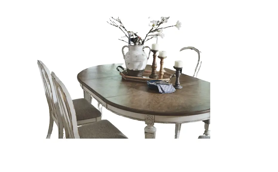 Ashley D743-35 Realyn Oval Extendable Dining Table User Manual Ashley D743-35 Realyn Oval Extendable Dining Table User Manual