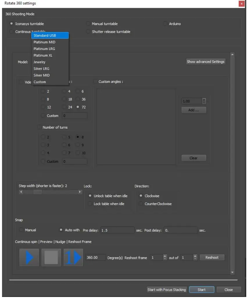 iconasys 360 Turntable with Shutter Stream 360 Video Software - Figure 5