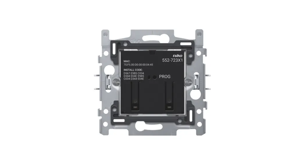 Niko 101-72311-41 Zigbee Connected Motor Control Instruction Manual Niko 101-72311-41 Zigbee Connected Motor Control Instruction Manual