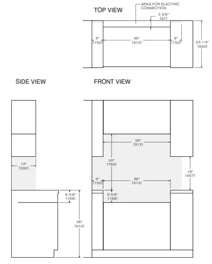 BERTAZZONI PROF365IRTXT Induction Zones Rangetop - 3