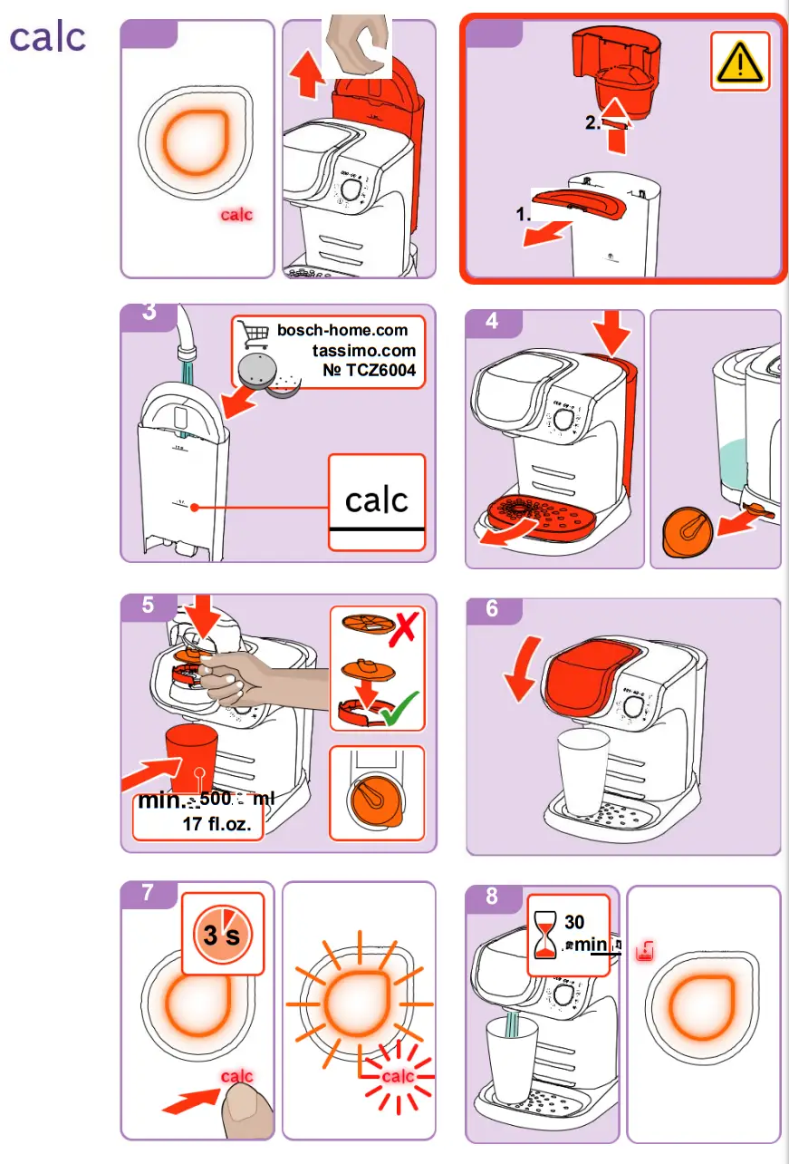 BOSCH Tassimo TAS6515 Hot Drinks Machine - Fig 11