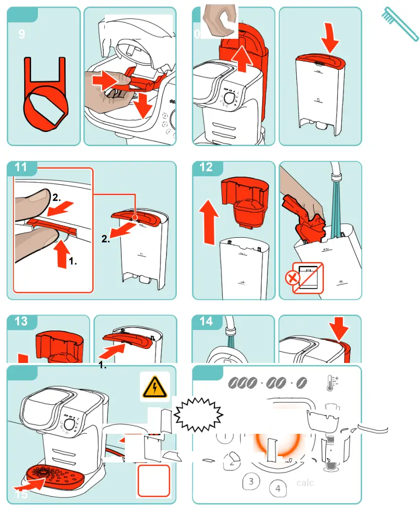 BOSCH Tassimo TAS6515 Hot Drinks Machine - Fig 14