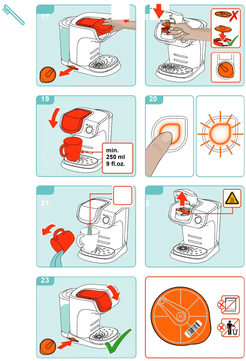 BOSCH Tassimo TAS6515 Hot Drinks Machine - Fig 15