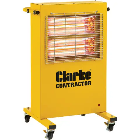 Clarke Contractor 371pc Devil Quartz Halogen Heater Operating And Maintenance Instruction Manual