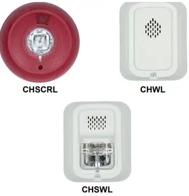 NOTIFIER CHSCRL Selectable Output Chimes and Chime or Strobes-FIG2