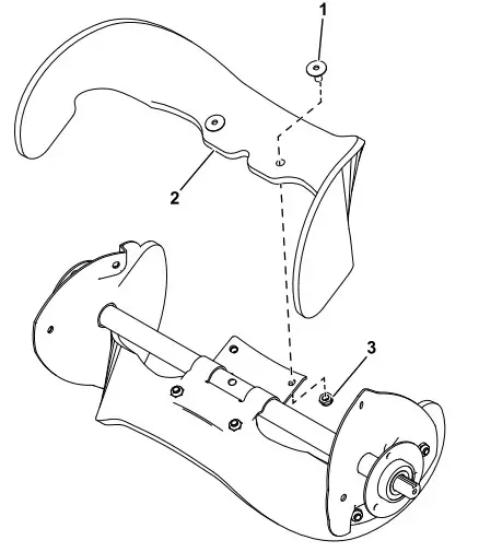 TORO 38266 Power Clear 180 Snowthrower Paddle Replacement Kit (2)