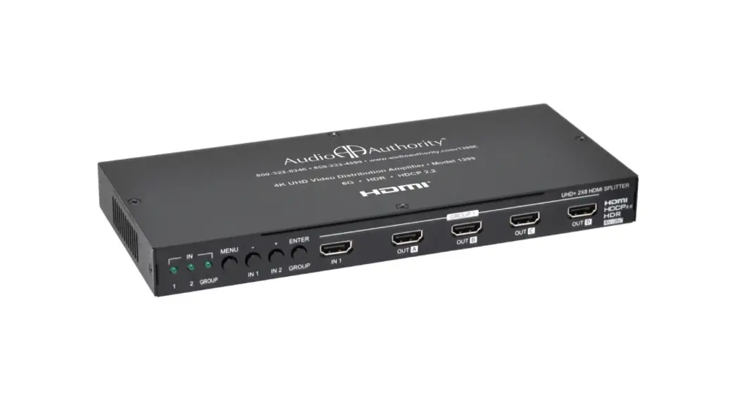 Ascentic 1399 4k Video Distribution Amplifier User Manual Ascentic 1399 4k Video Distribution Amplifier User Manual