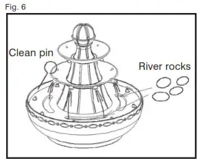 Homedics WFL-NPLI EnviraScape Old Napoli - Changing light bulb Fig 6