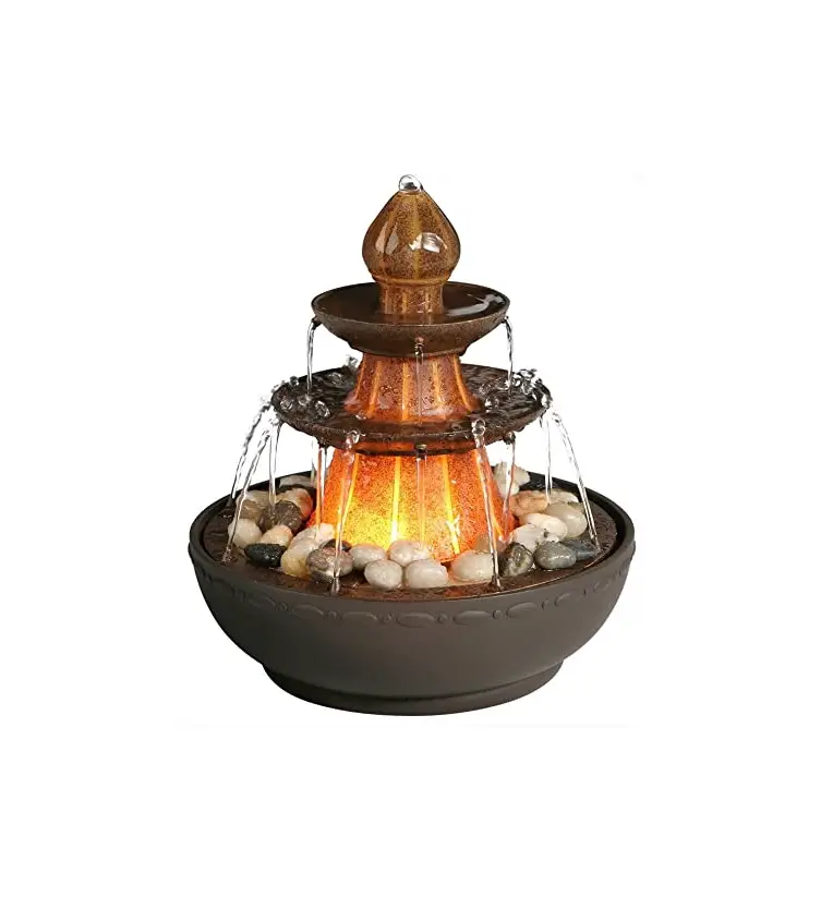 Homedics Wfl-npli Envirascape Old Napoli Illuminated Tabletop Relaxation Fountain Instruction Manual And Warranty Information
