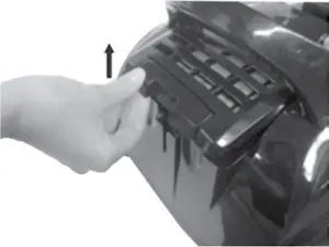 Replacing post-motor HEPA media filter instructions