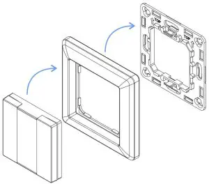 Install the controller to wall(2 methods)