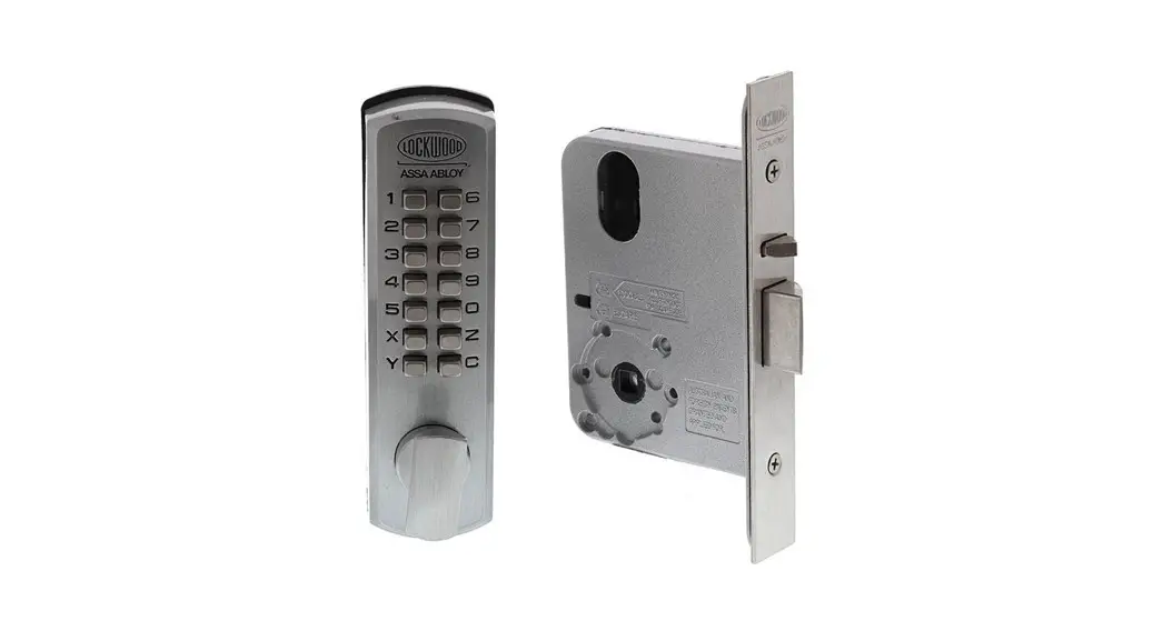 Lockwood 3772 Mortice Lock And Digital Lock Instruction Manual