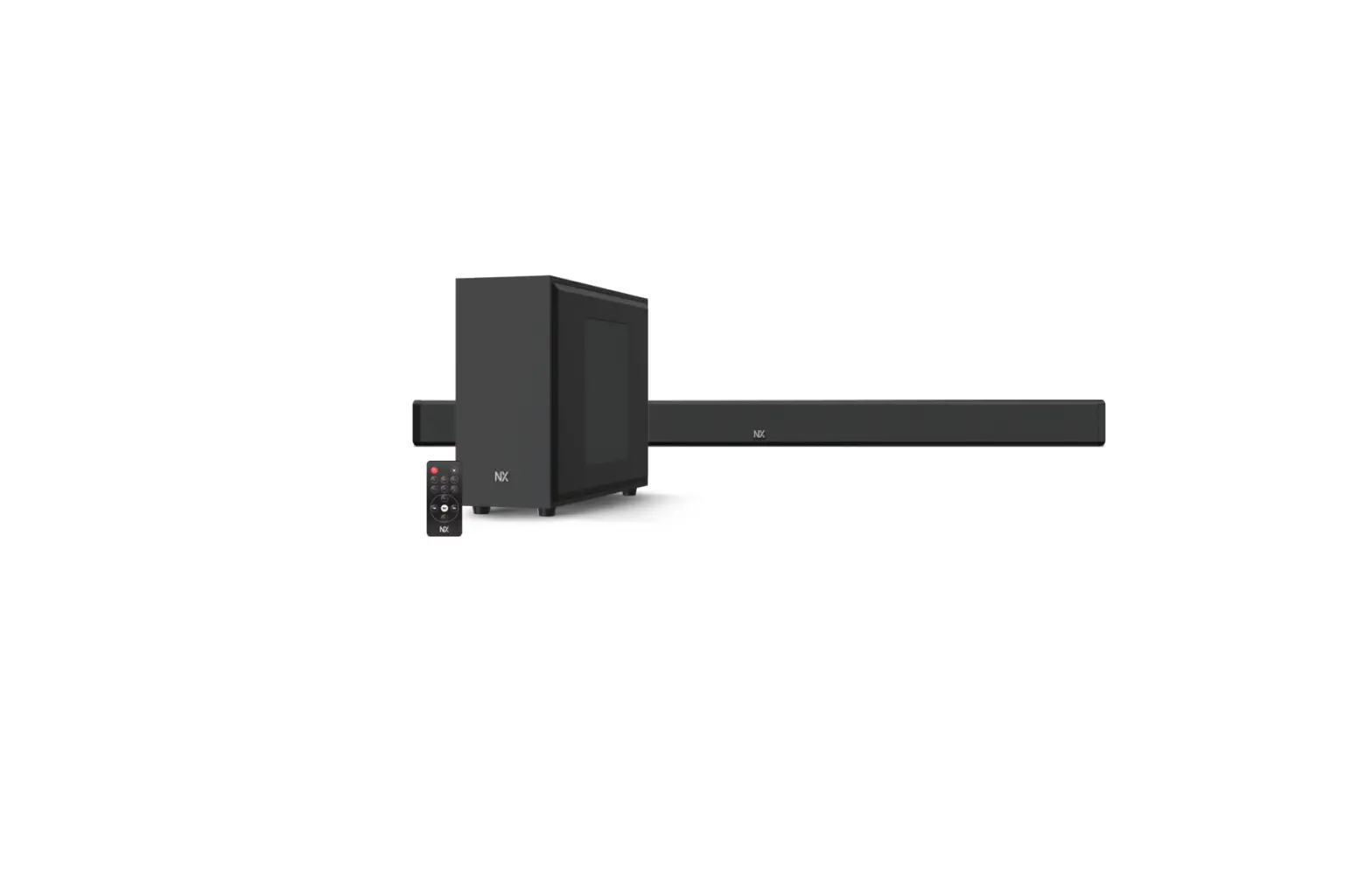 Nx-602a 60w 2.1 Channel Soundbar And Wired Subwoofer User Manual
