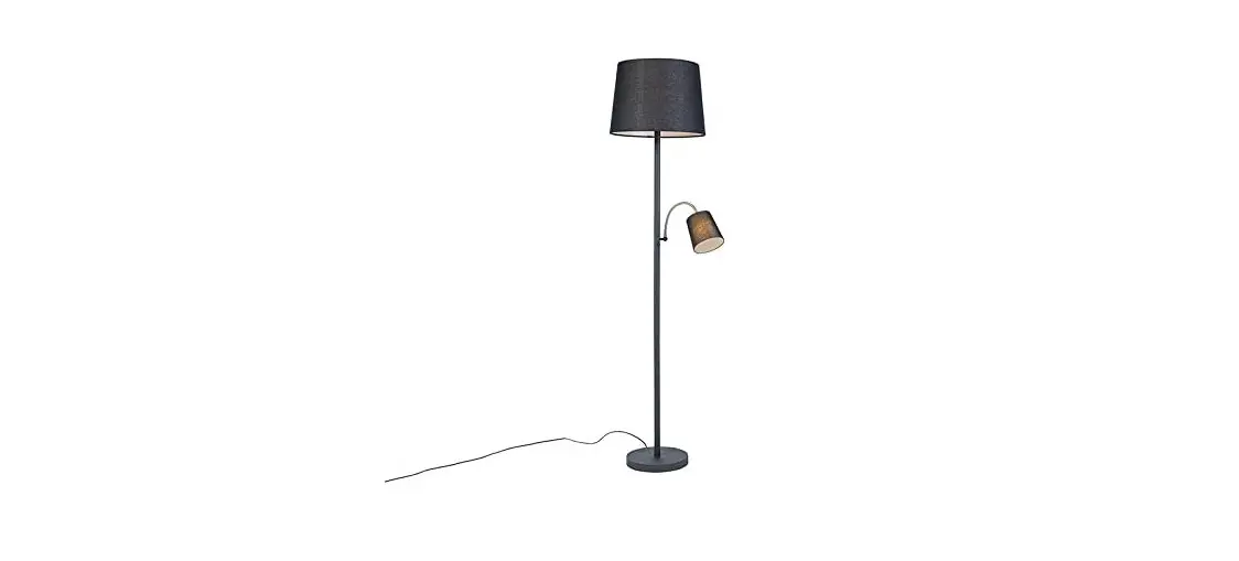 Qazqa 93833 Modern Floor Lamp With Reading Light Instruction Manual