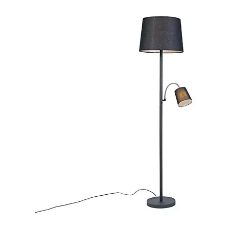 QAZQA 93833 Modern Floor Lamp with Reading Light featured