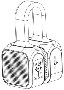 SOUND4YOU 661699 Portable Wireless Stereo Speaker