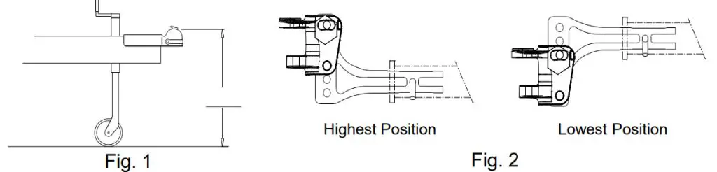 49568 Heavy Duty Round Bar Adjustable Weight Distributing Hitches - attaching trailer