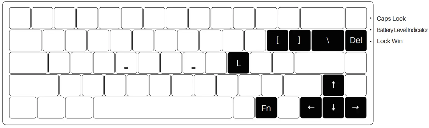 AKKO 3068 Bluetooth 5 0 Mechanical Keyboard - Backlight Settings