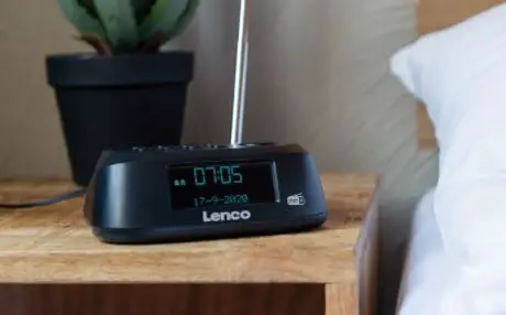 Lenco Cr-605 Alarm Clock With Dab+ And Fm Clock Radio User Manual