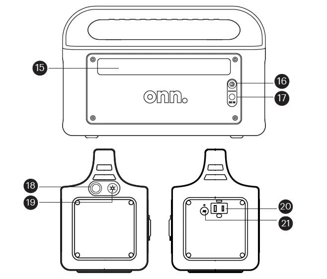 onn PH2222 Portable Power Hub fig4