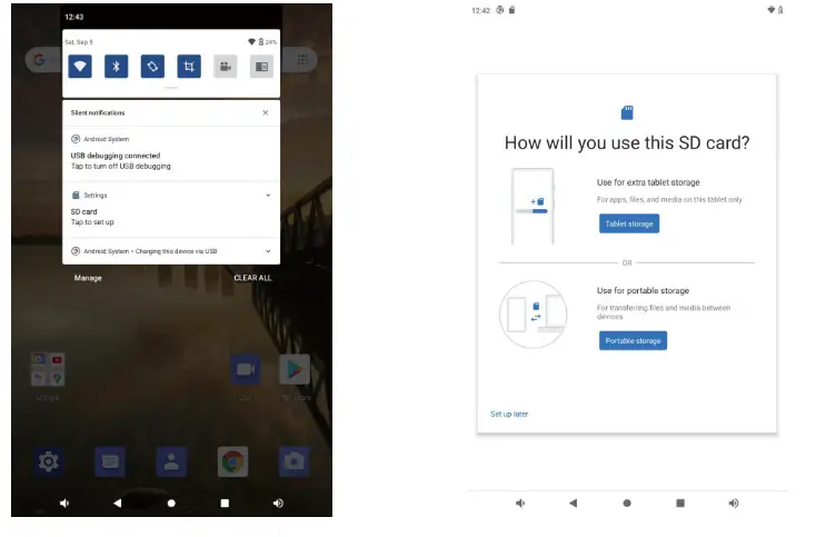 CASA DUARTE SRL MD1063B Tablet PC- External Device
