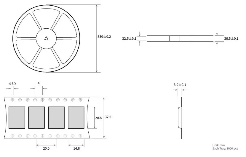 EBYTE E22 900M22S SX1262 868 915MHz SPI SMD LoRa Module- Batch packagimg