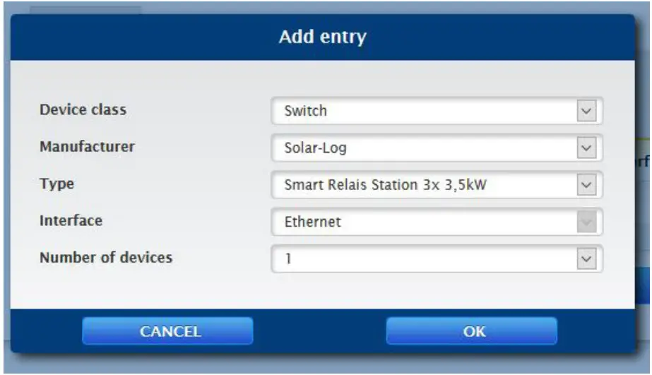 Solar Log 0122782 Smart Relais Station - example