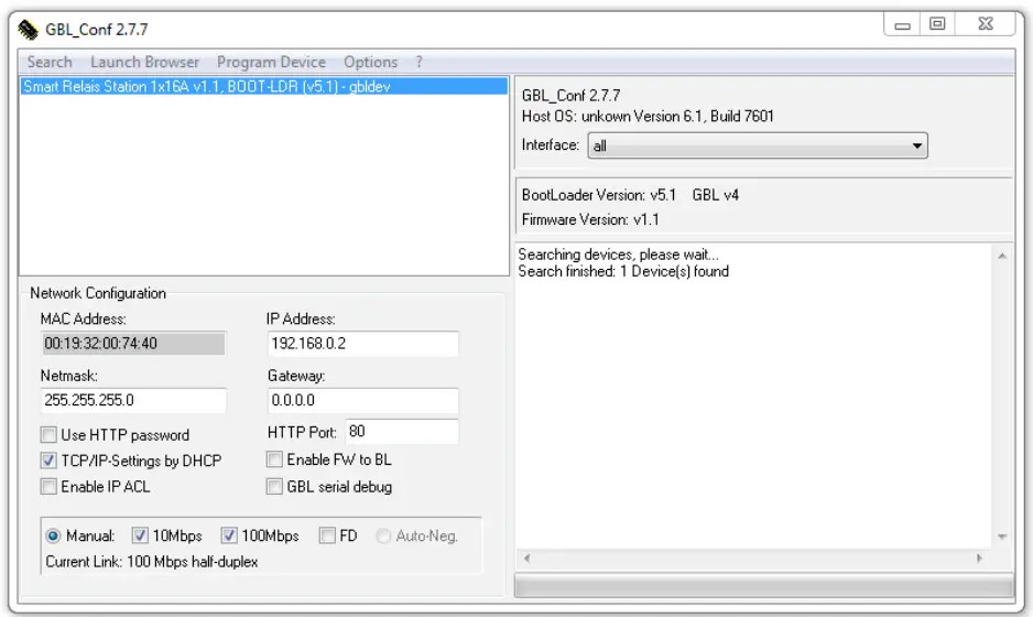 Solar Log 0122782 Smart Relais Station - subnet Mask
