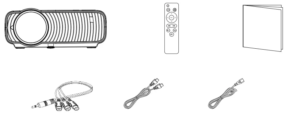 ABOX GC357 Projector - list