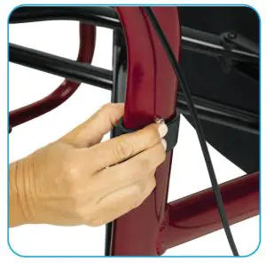 VIVE MOBILITY MOB1018 Wheelchair Rollator - assembly 5