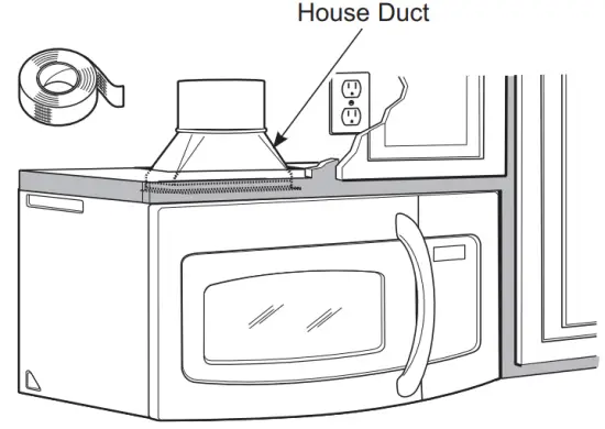CAFE CVM517P2MS1 Over the Range Microwave Oven - DUCTWORK