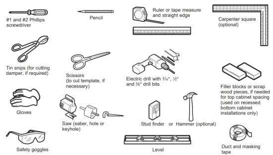 CAFE CVM517P2MS1 Over the Range Microwave Oven - TOOLS