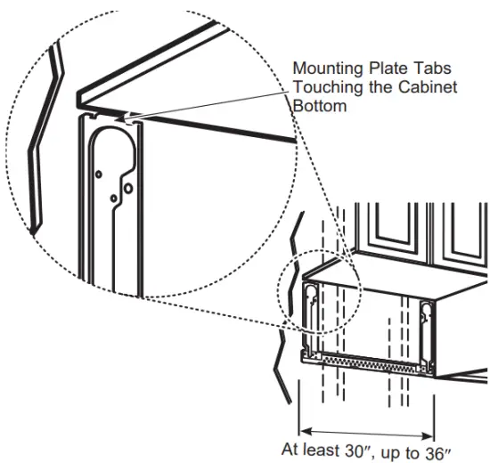CAFE CVM517P2MS1 Over the Range Microwave Oven - cabinet