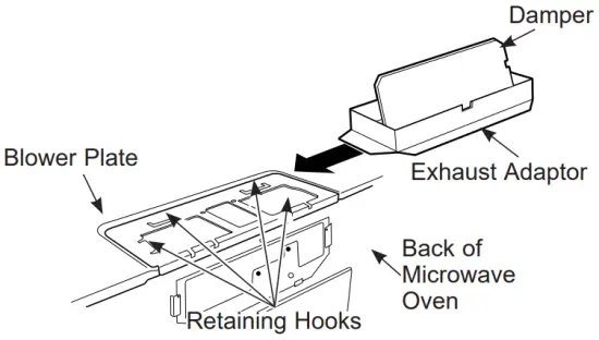 CAFE CVM517P2MS1 Over the Range Microwave Oven - damper2