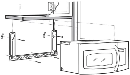 CAFE CVM517P2MS1 Over the Range Microwave Oven - wall